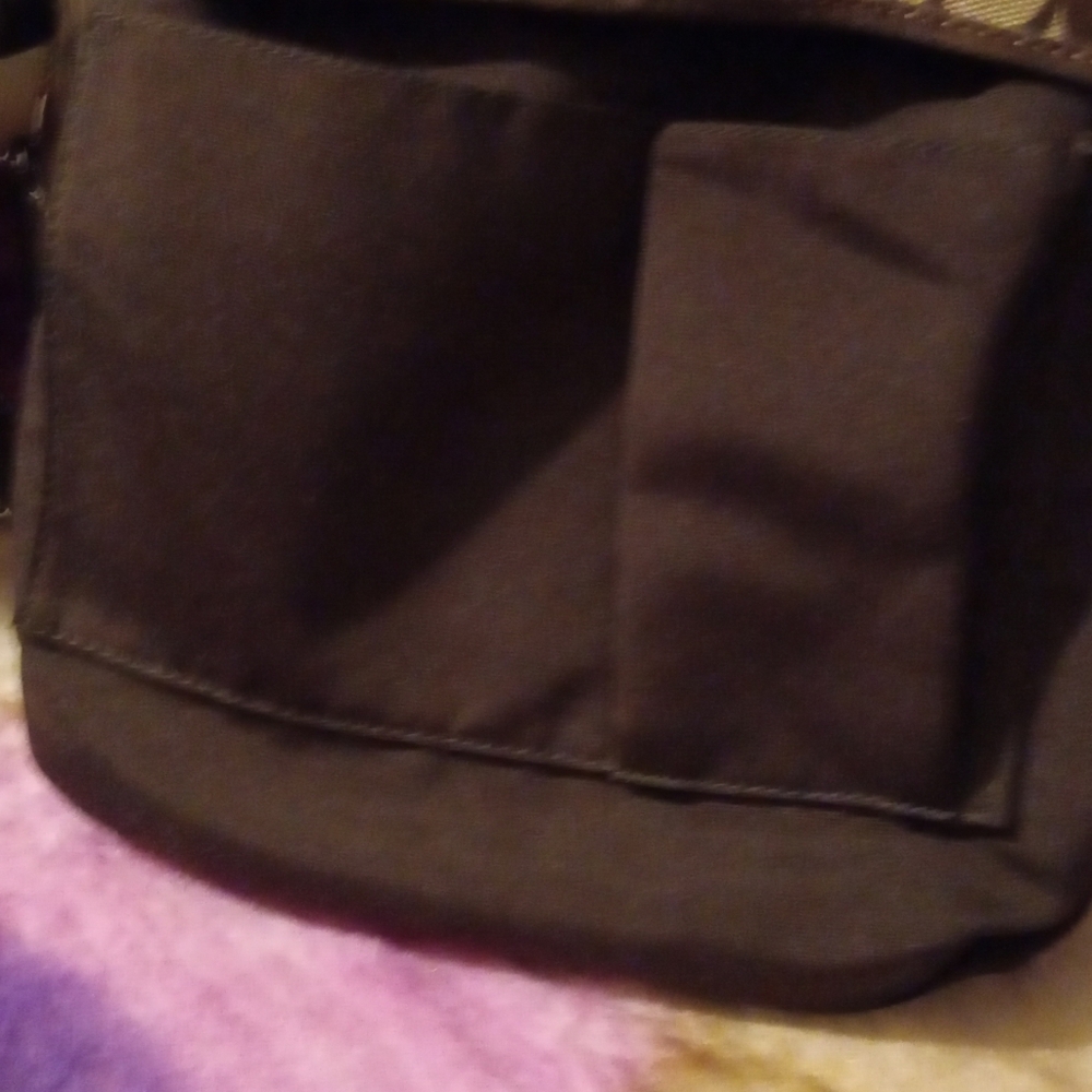 Vintage Coach Soho Brown Suede  EUC Signature Slim Mini Buckle Shoulder Bag - Picture 10 of 11
